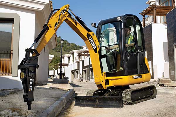 JCB MINI DIGGER 8018 for daily hire near me
